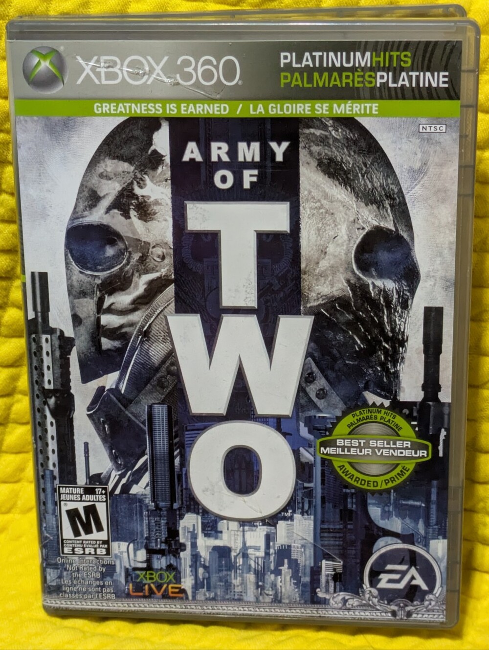 ARMY OF TWO | Microsoft XBOX 360 Platinum Hits | VG+